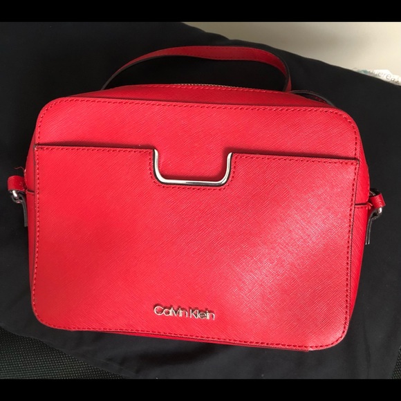Calvin Klein Handbags - Calvin Klein Red Bag (see description/pics)
